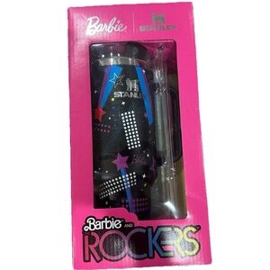 Barbie x Stanley Travel Tumbler '80s ROCKERS 40 oz Quencher NEW Limited Edition